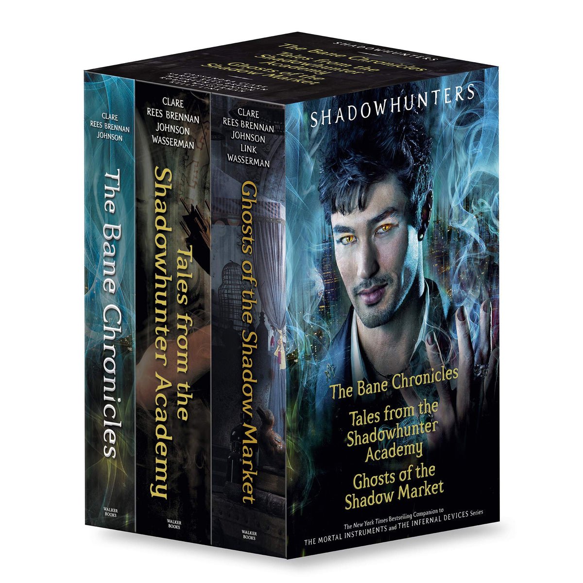 Shadowhunters Collection 3 Books Set (The Bane Chronicles, Tales from the Shadowhunter Academy, Ghosts of the Shadow Market) Cassandra Clare