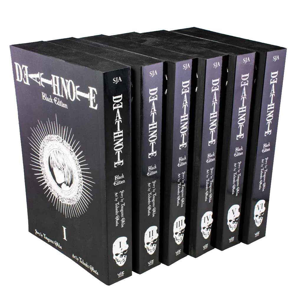 Death Note Black Edition Volume 1-6 Collection 6 Books Set Manga Tsugumi Ohba