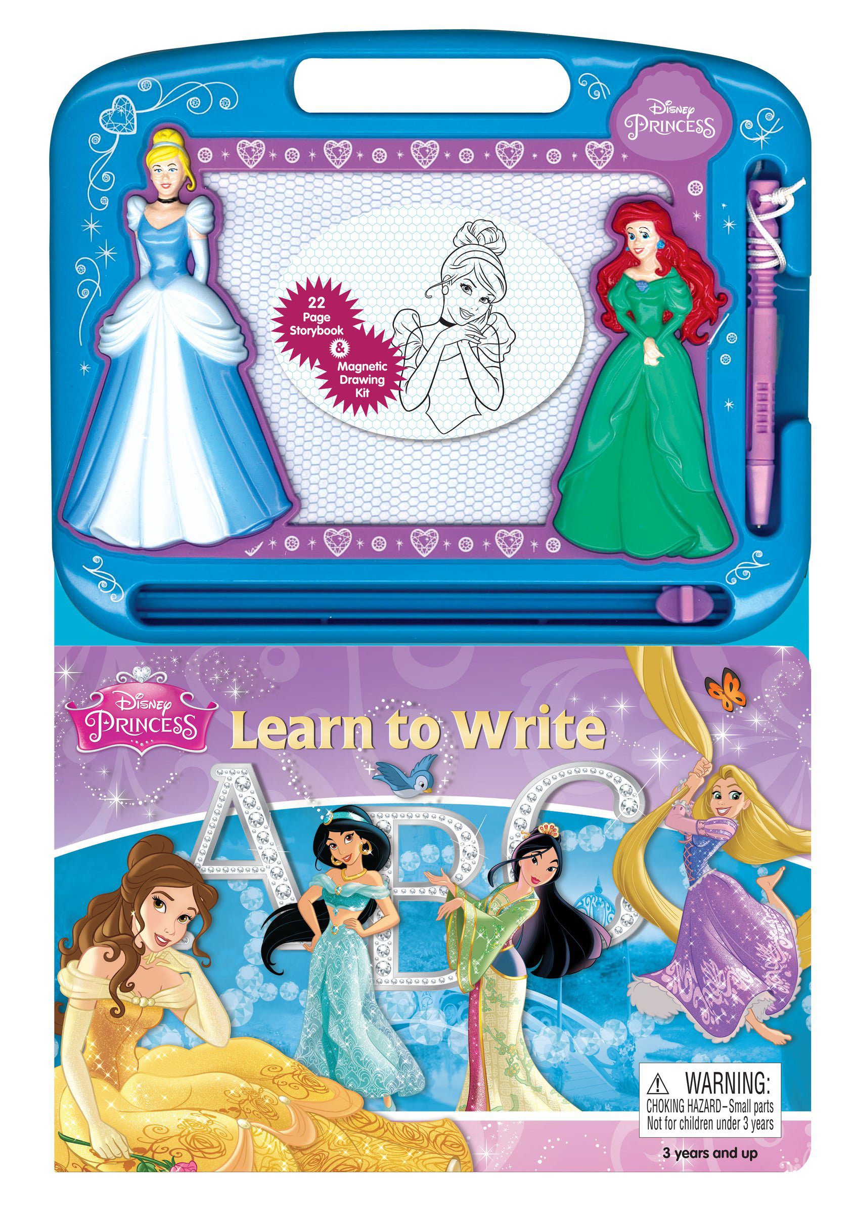 Disney Princess Learn to Write ABC Board Book