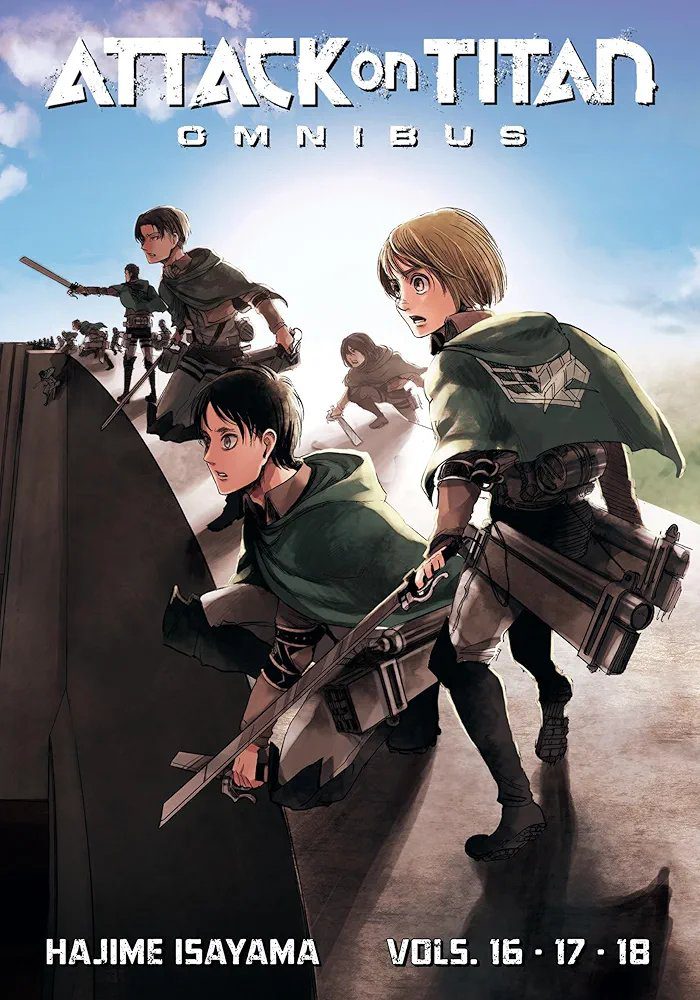Attack on Titan Omnibus 6 (3in1 Edition Includes Vols 16,17,18) Hajime Isayama