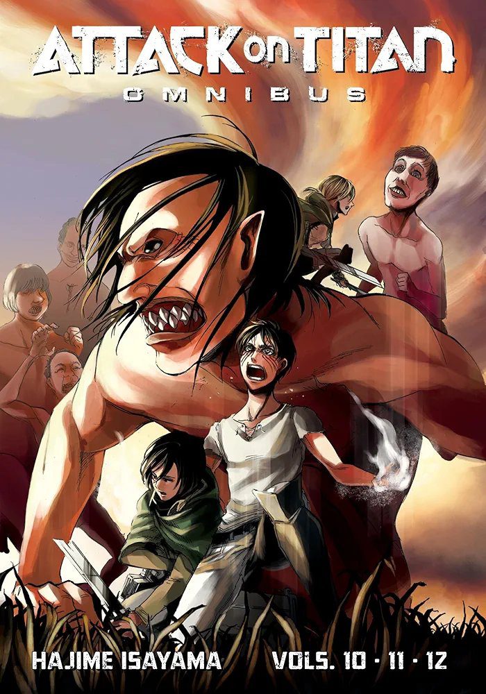 Attack on Titan Omnibus 4 (3in1 Edition Includes Vols 10,11,12) Hajime Isayama