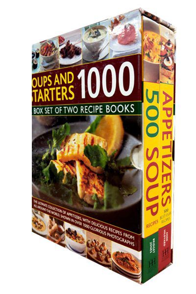 Soups & Starters 1000: A Box Set Of Two Recipe Books