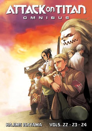 Attack on Titan Omnibus 8 (Vol. 22,23,24) By: Hajime Isayama