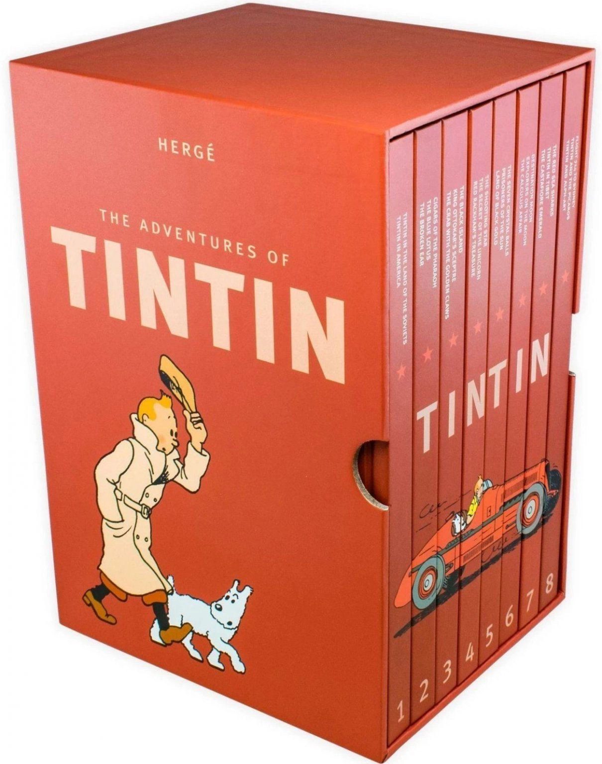 The Complete Adventures of Tintin Collection – 8 Hardback Books