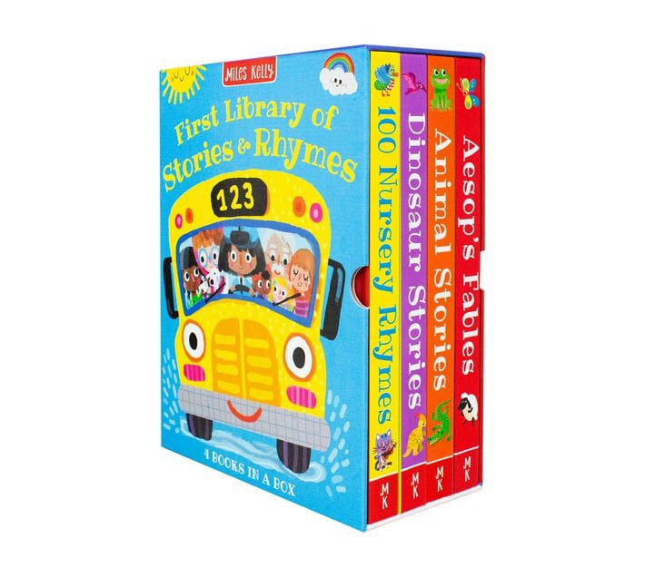 First Library of Stories and Rhymes 4 Book Set