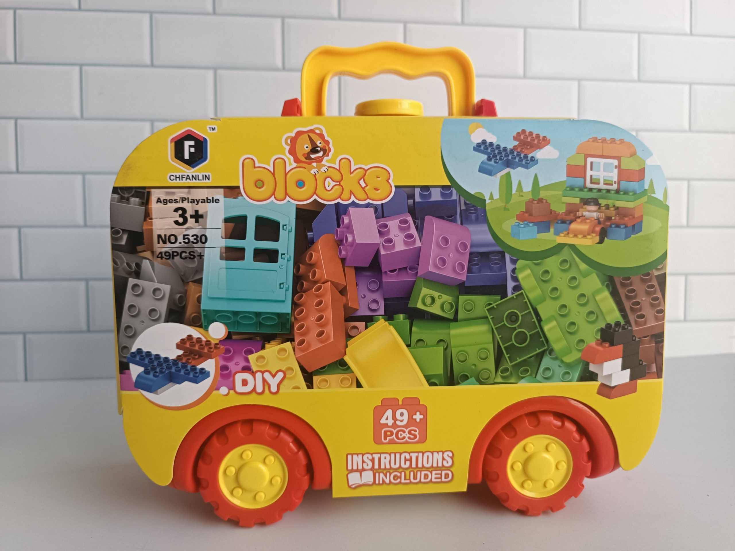 DIY 49pcs Building Blocks - Yellow