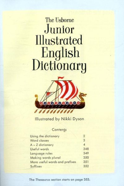 Junior Illustrated English Dictionary and Thesaurus - Image 2