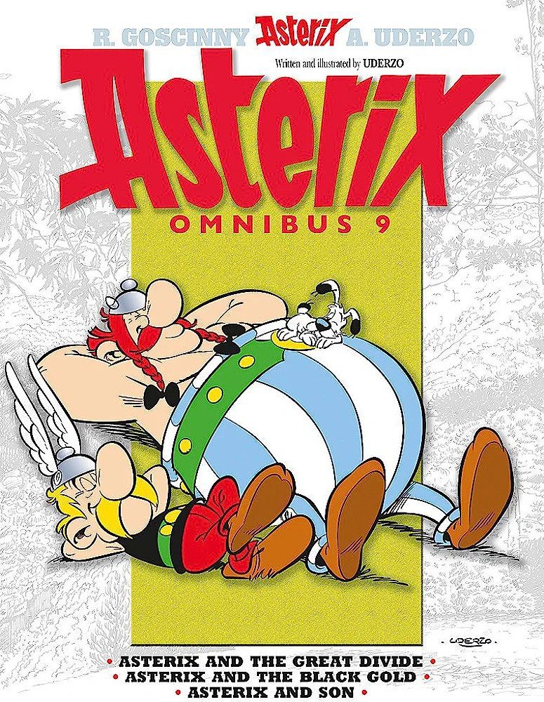 Asterix Omnibus 9: Asterix and The Great Divide, Asterix and The Black Gold, Asterix and Son