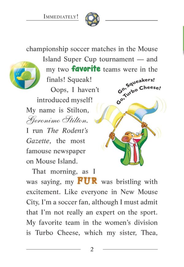 Geronimo Stilton #81 :The Super Cup Face-Off - Image 3