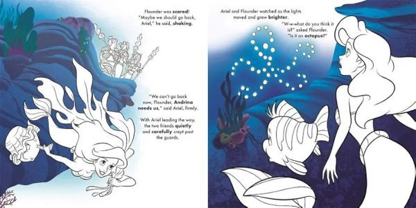 Disney Princess Ariel: Read & Colour - Image 2
