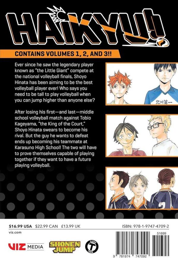 Haikyu!! (3-in-1 Edition), Vol. 1: Includes vols. 1, 2 & 3 
Haruichi Furudate - Image 2