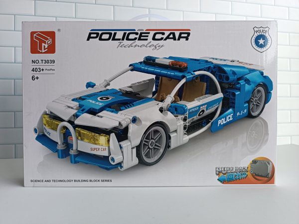 Police Car STEM Building Blocks 403pcs