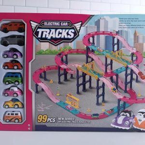 Electric Car Track 99Pcs